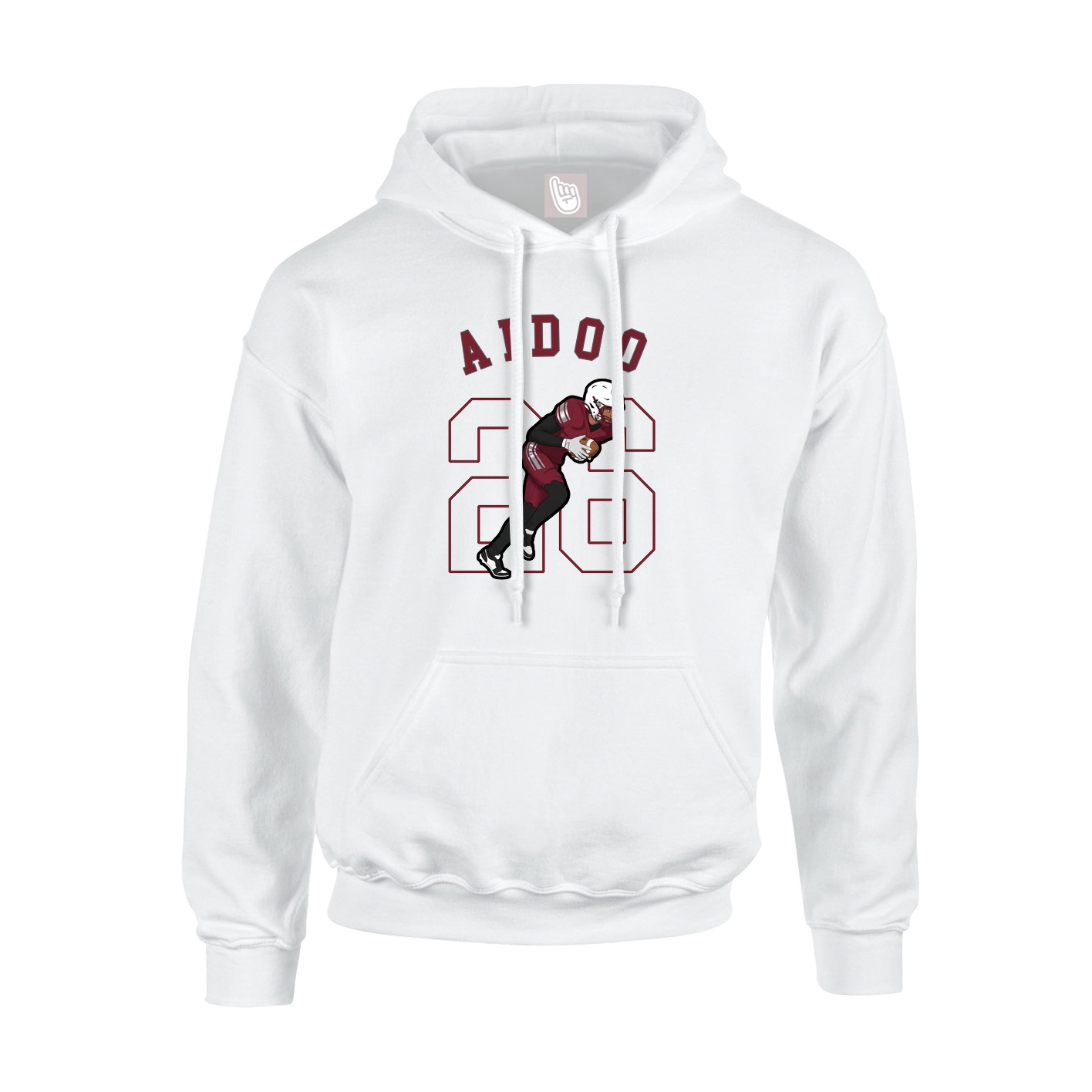 Hoodie — Shirsey Arch in White