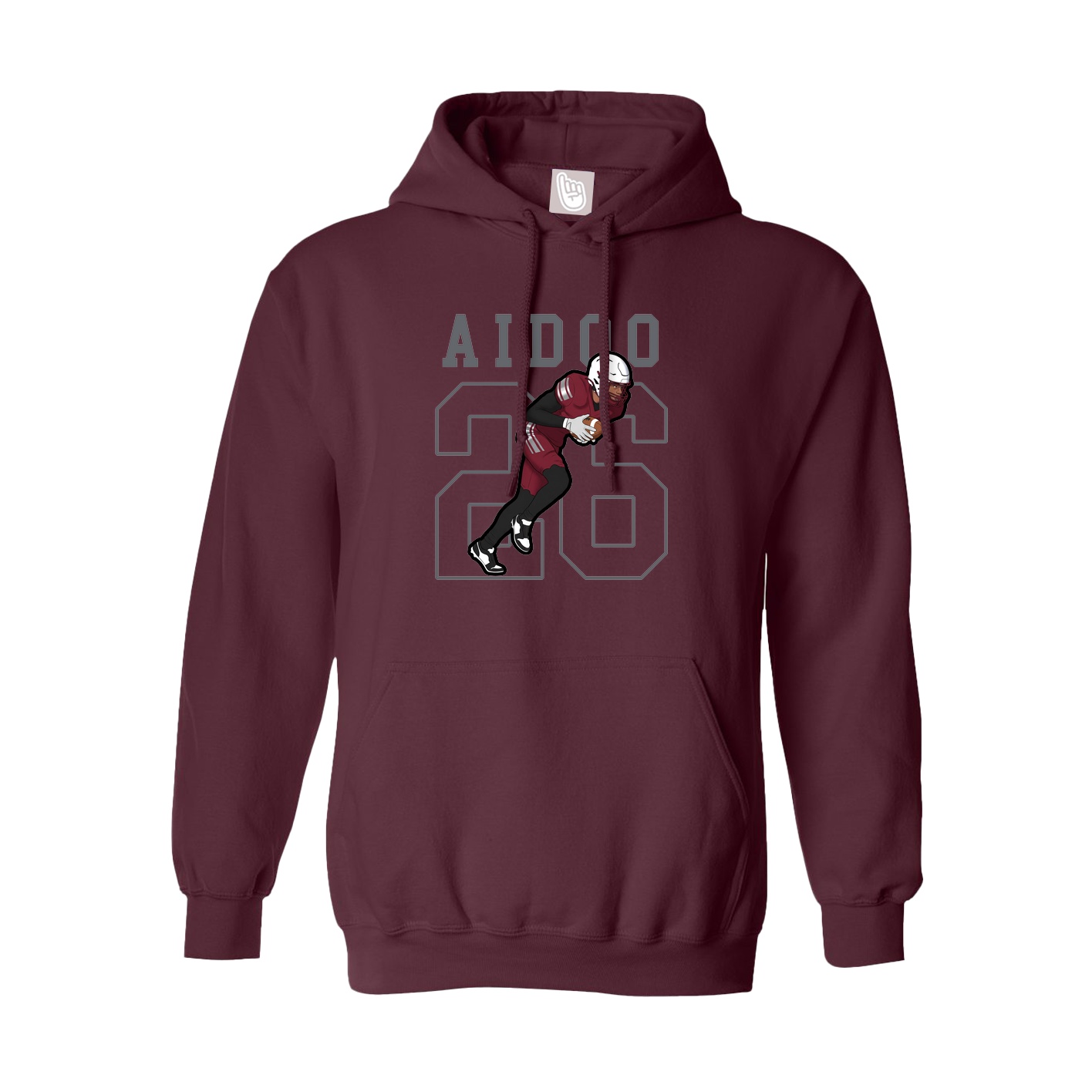 Youth Hoodie — Shirsey in Maroon