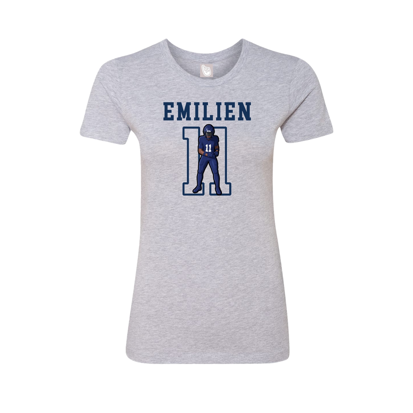 Fitted Women's Tee — Shirsey in Grey