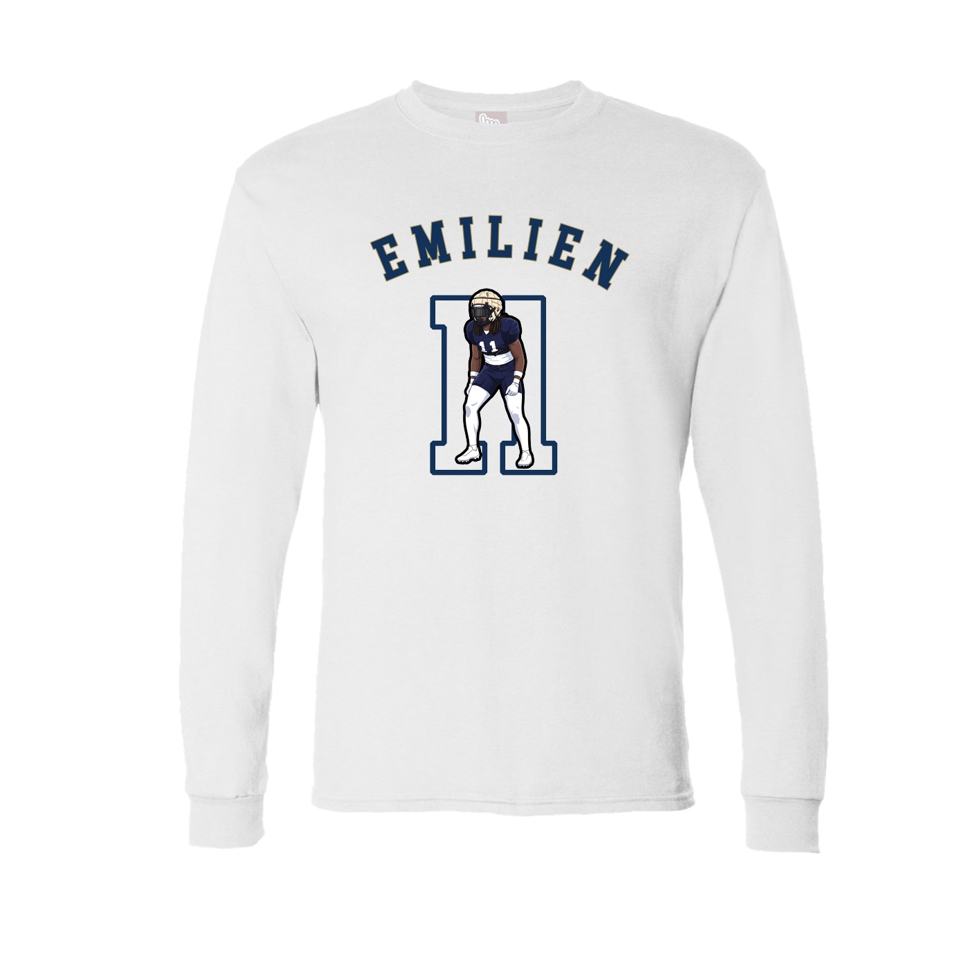 Long Sleeve Tee — Shirsey Arch in White