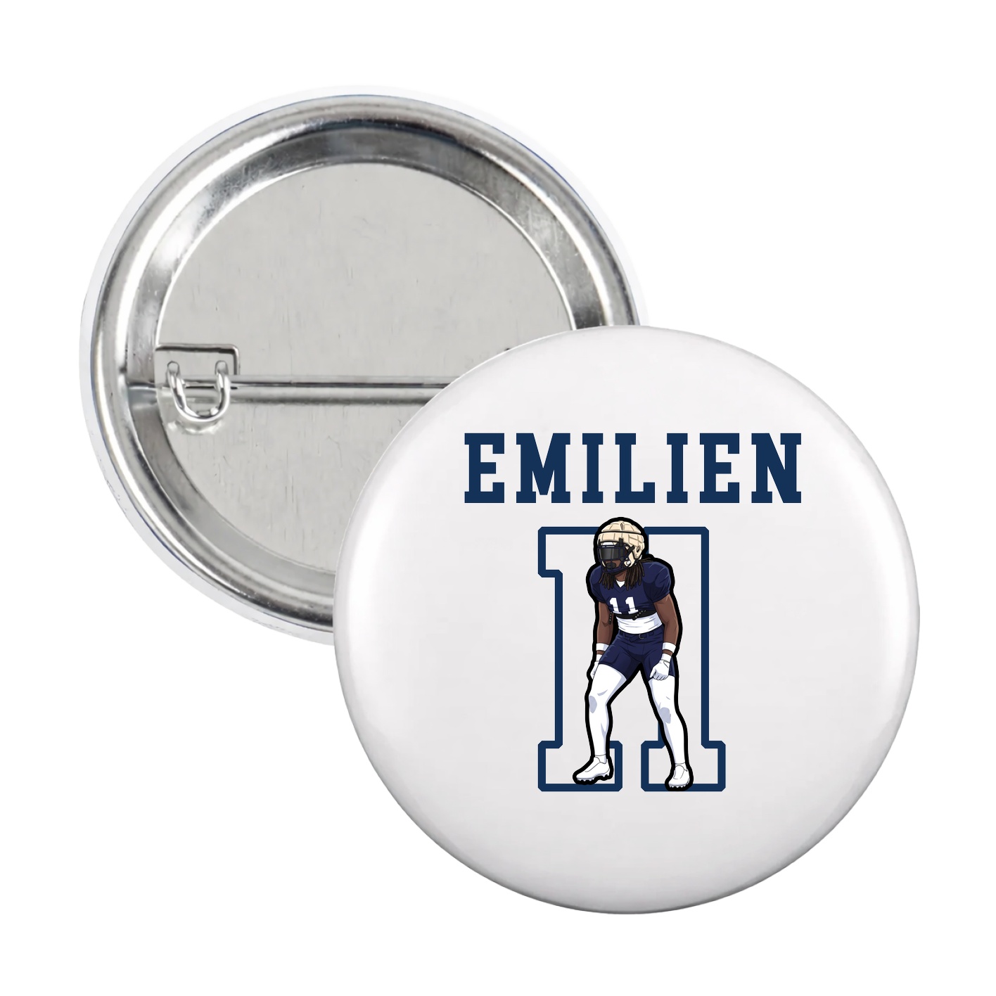 Game Day Button — Shirsey in White