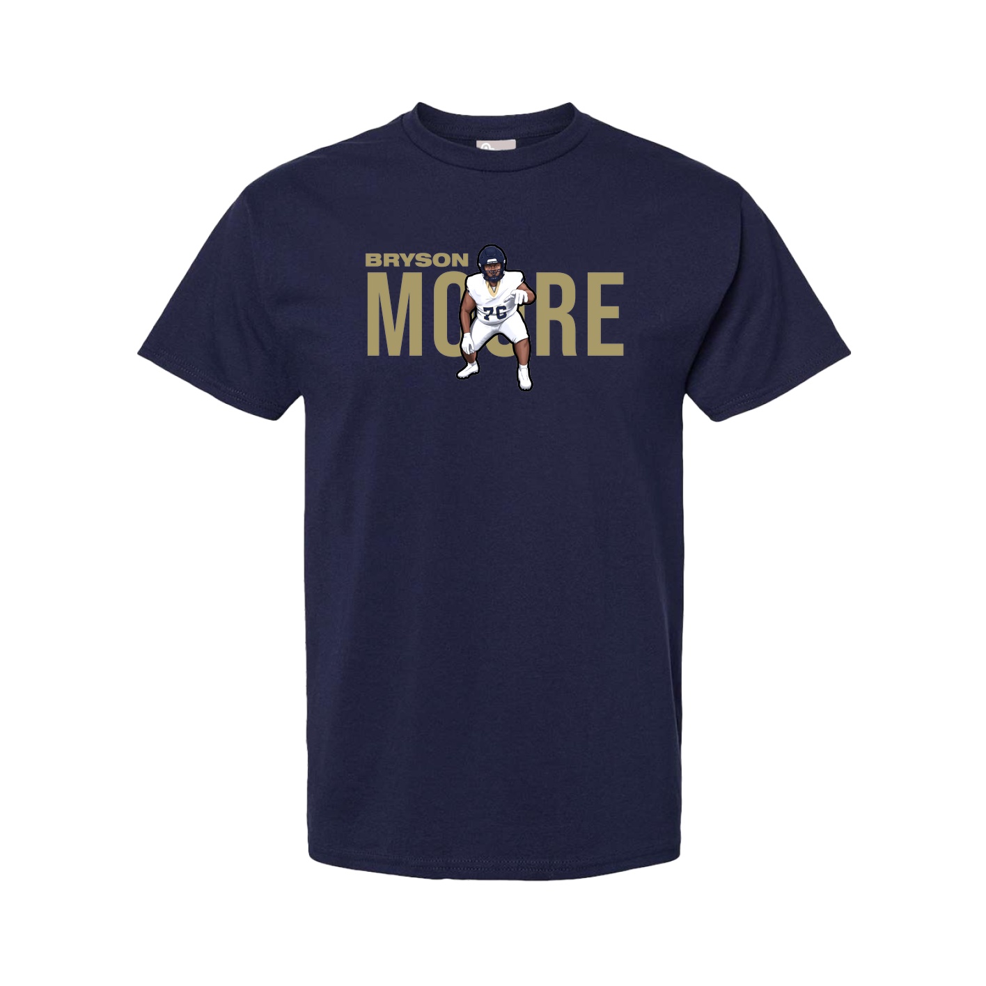 Tee — Player Name in Navy