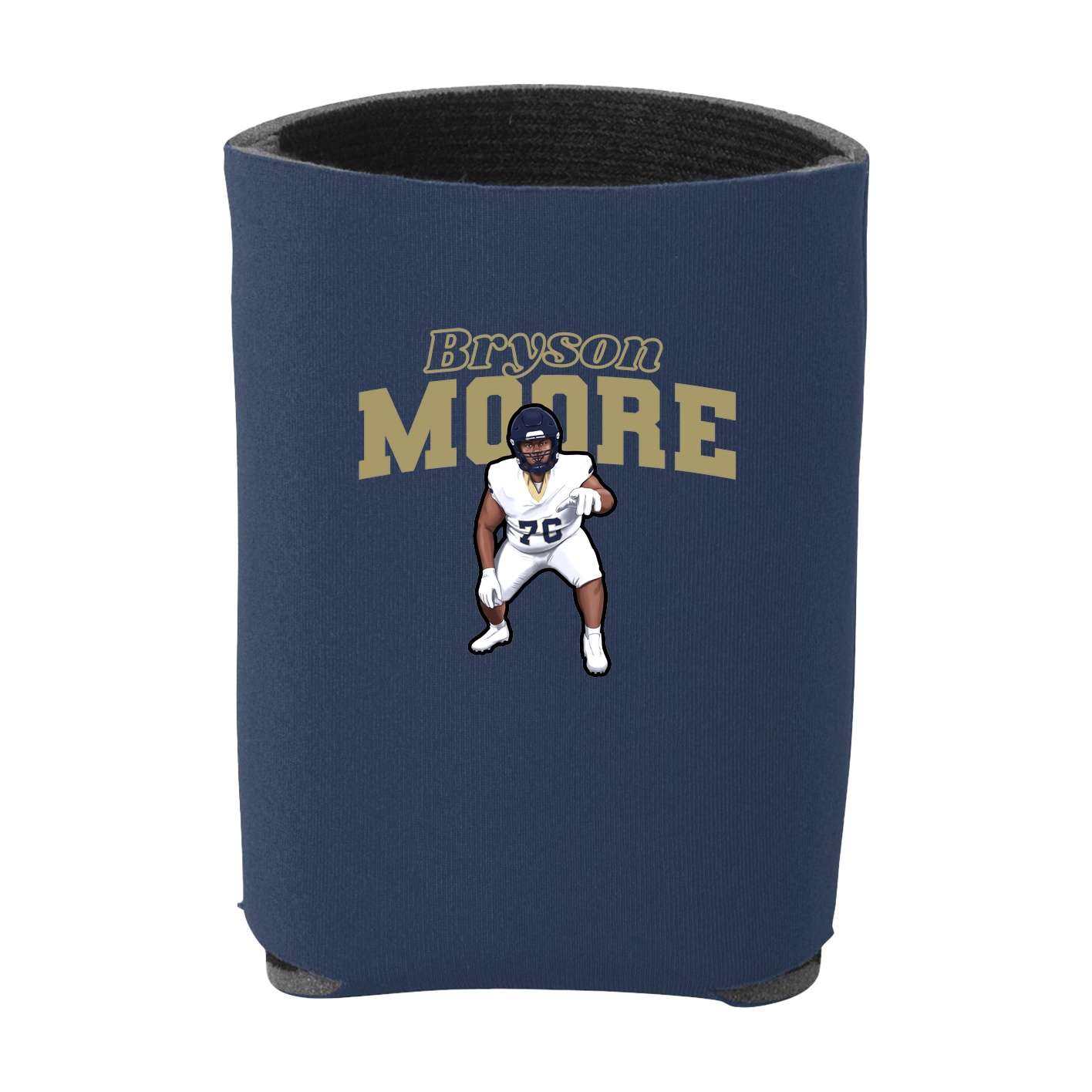Can Holder — Name Arch in Navy