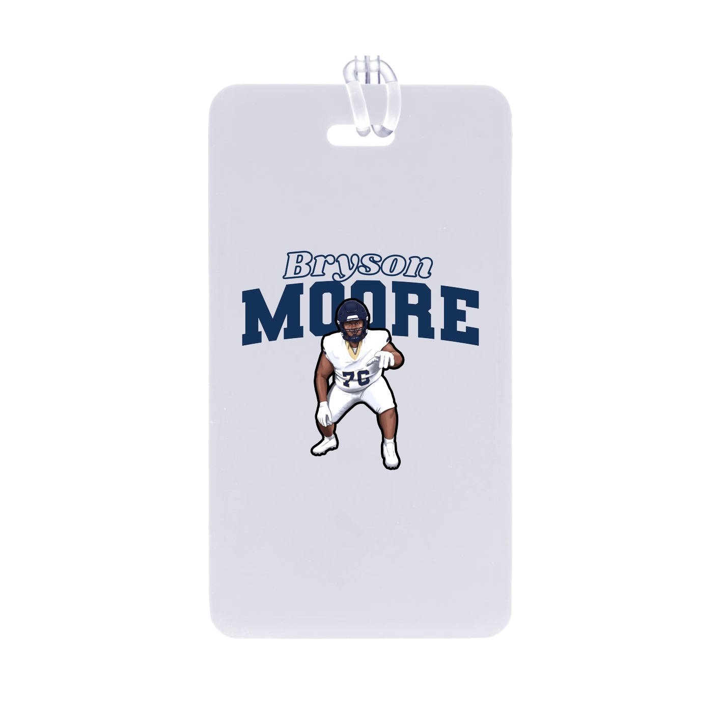 Bag Tag — Name Arch in Classic
