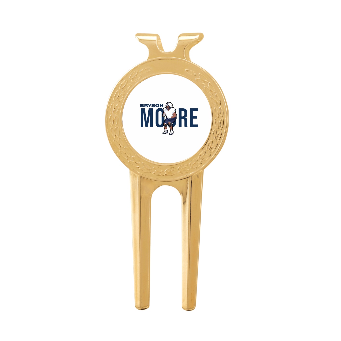 Divot Tool with Ball Marker — Player Name in Classic