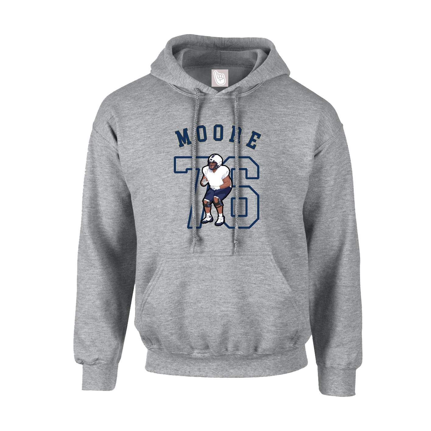 Youth Hoodie — Shirsey Arch in Grey