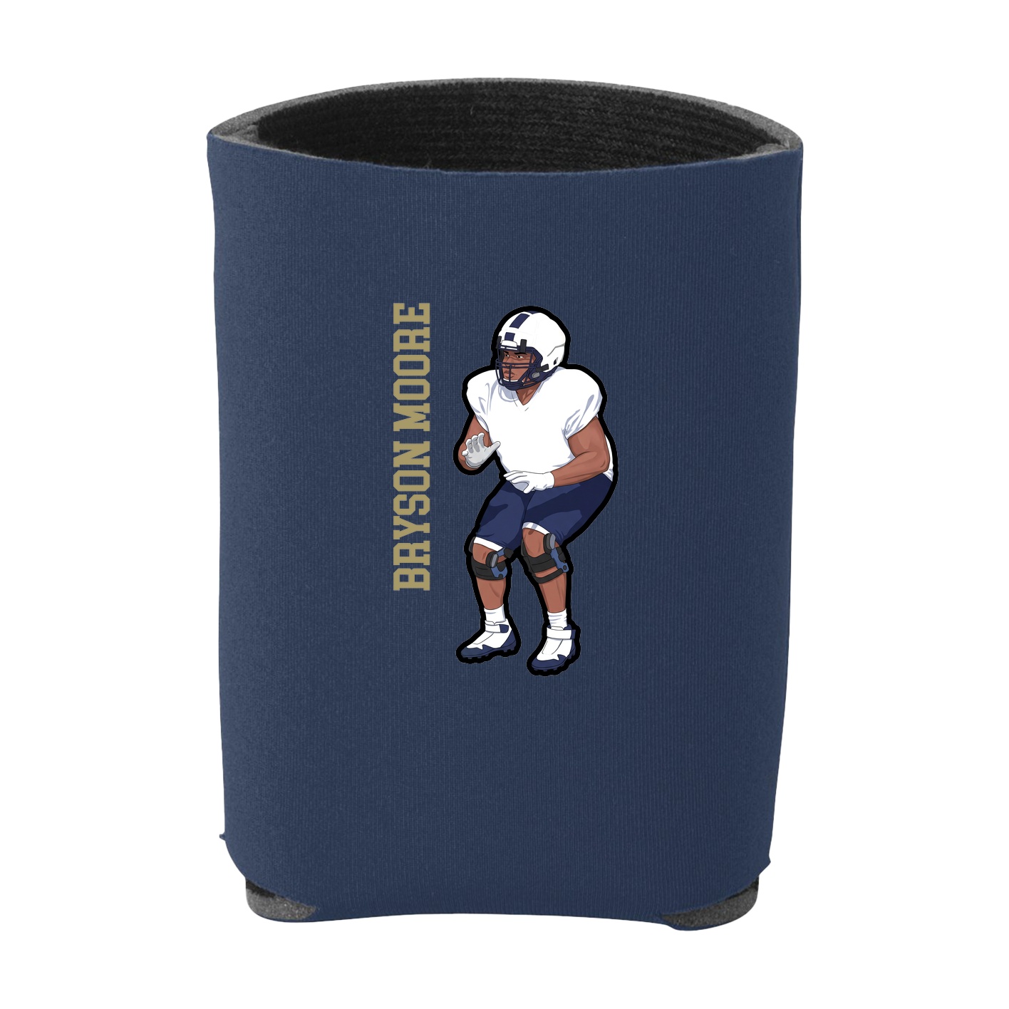 Can Holder — Name Vertical in Navy