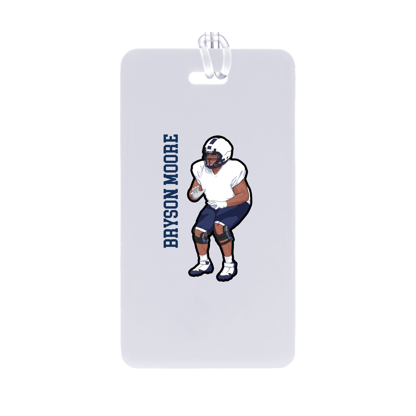 Bag Tag — Name Vertical in Classic