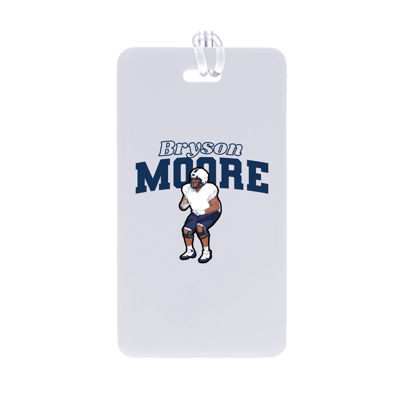 Bag Tag — Name Arch in Classic