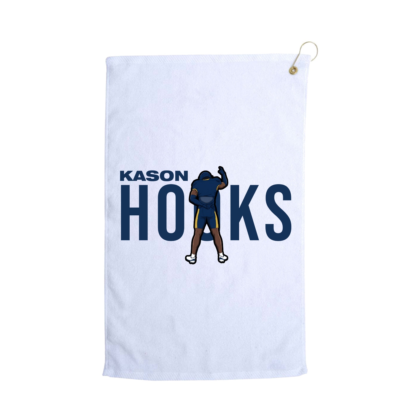 Golf Towel — Player Name in White