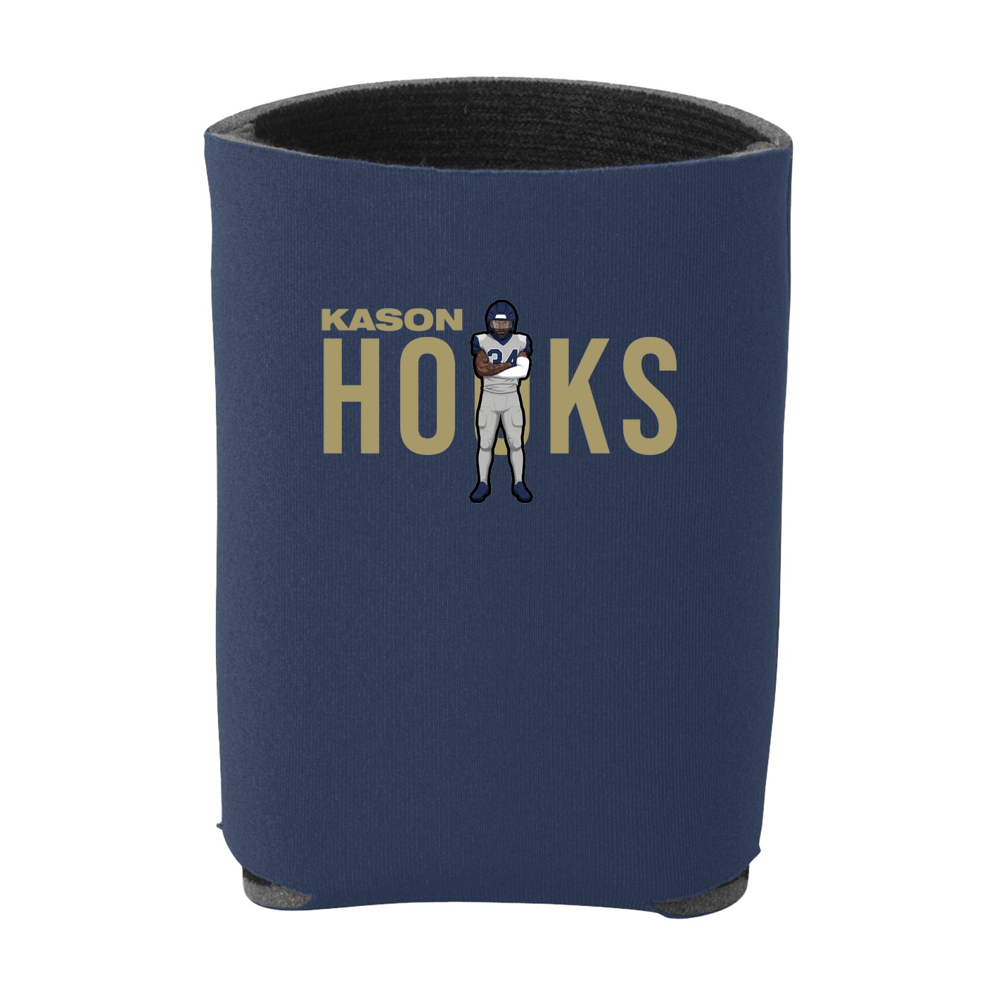 Can Holder — Player Name in Navy