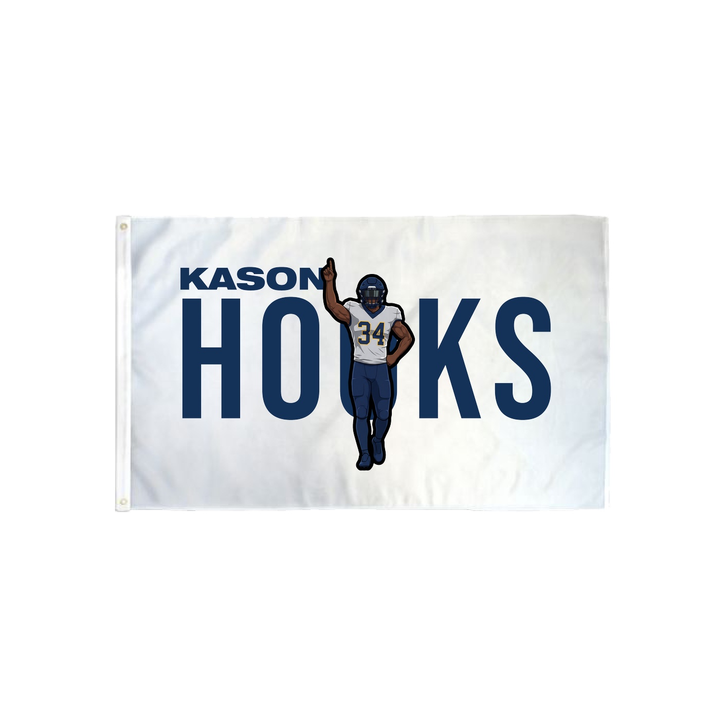 3x5 Flag — Player Name in Classic