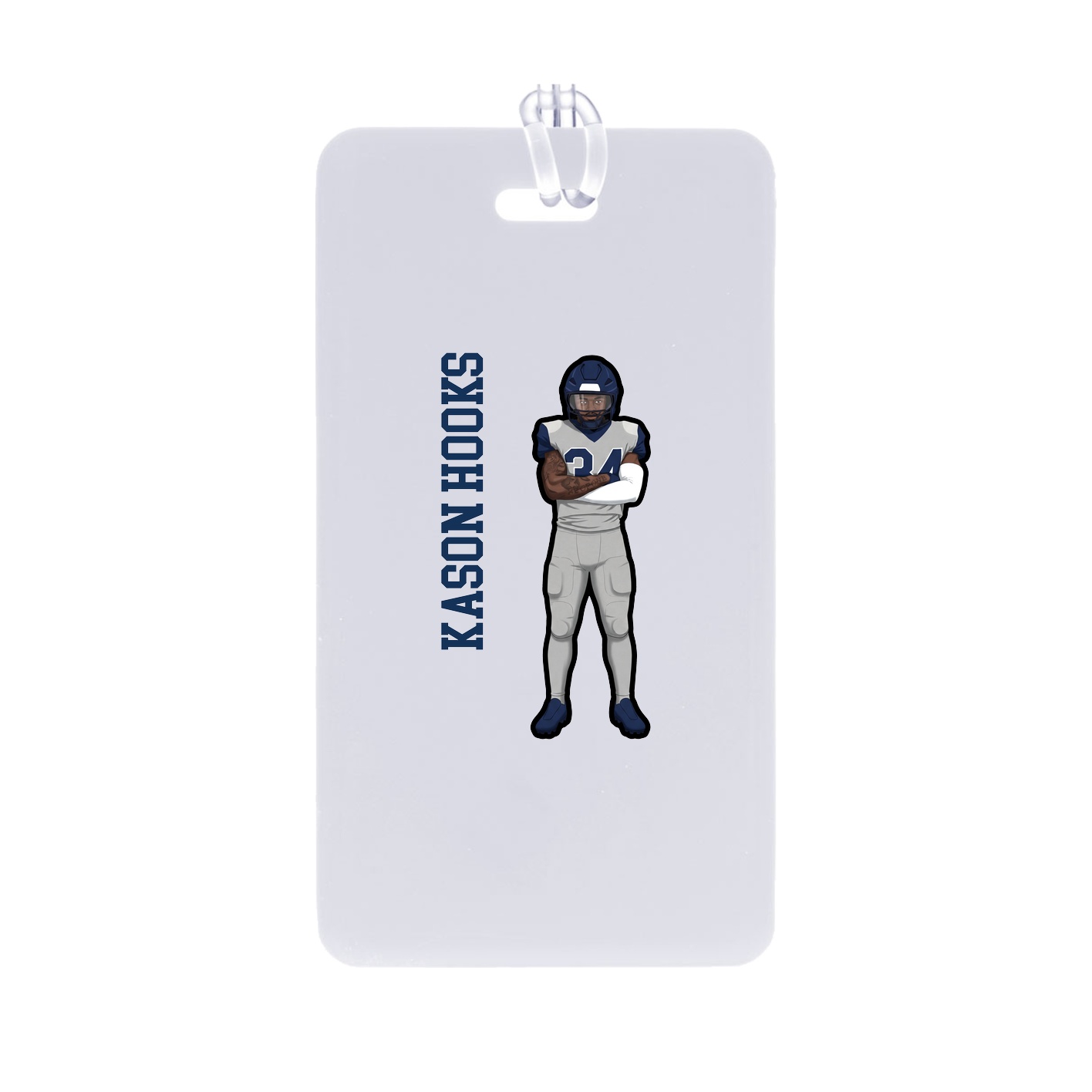 Bag Tag — Name Vertical in Classic