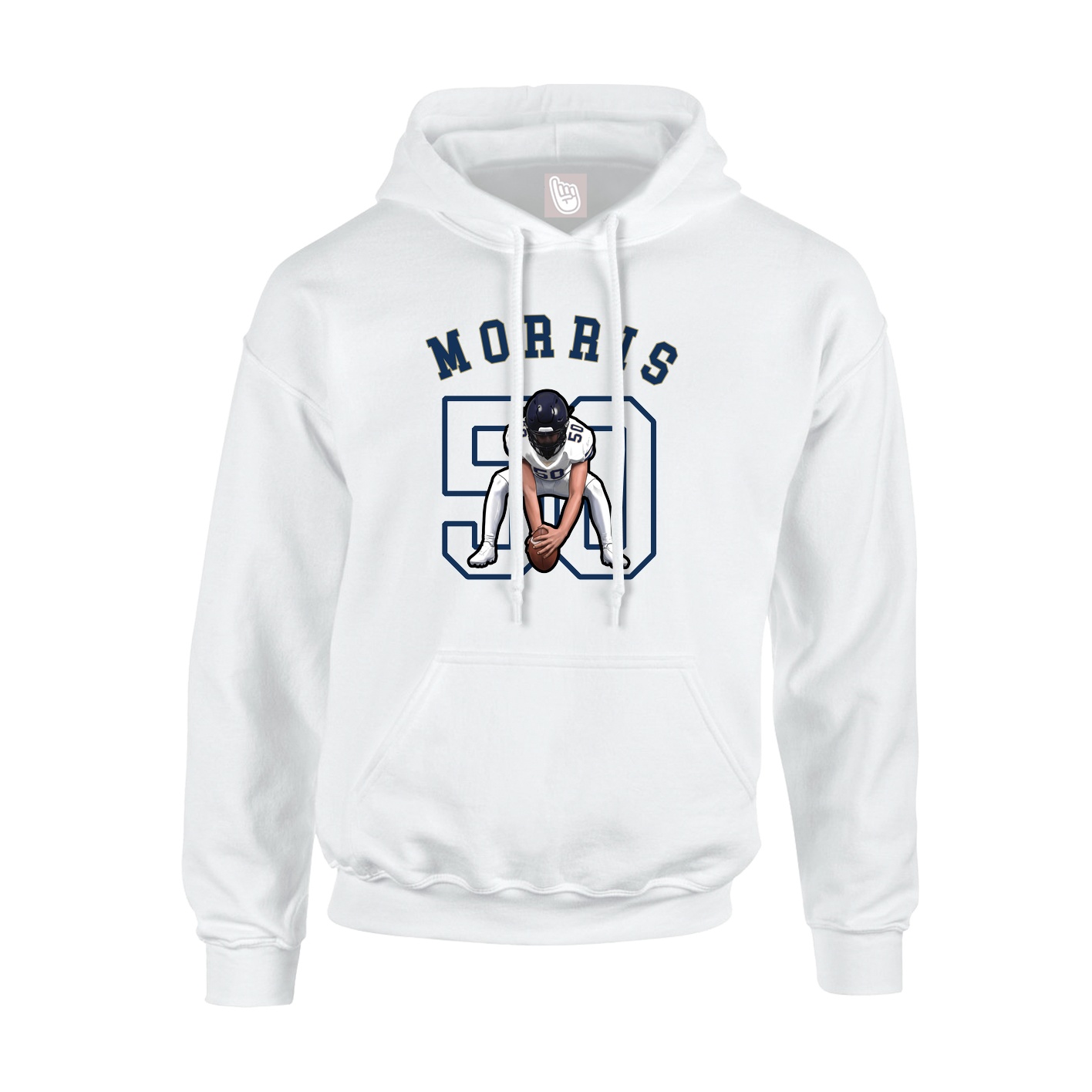 Hoodie — Shirsey Arch in White