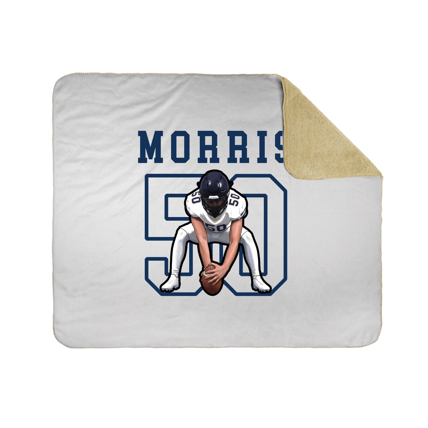 Throw Blanket — Shirsey in White