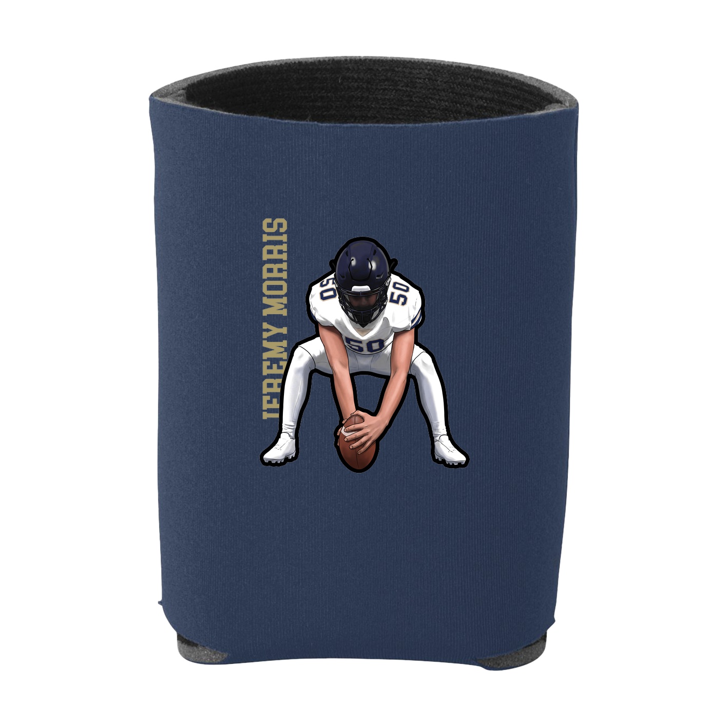 Can Holder — Name Vertical in Navy
