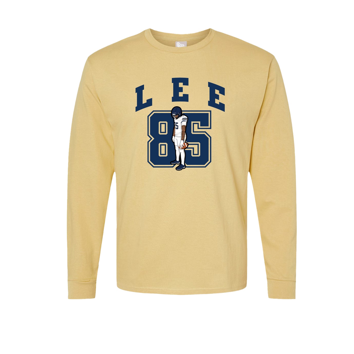 Long Sleeve Tee — Number in Vegas Gold