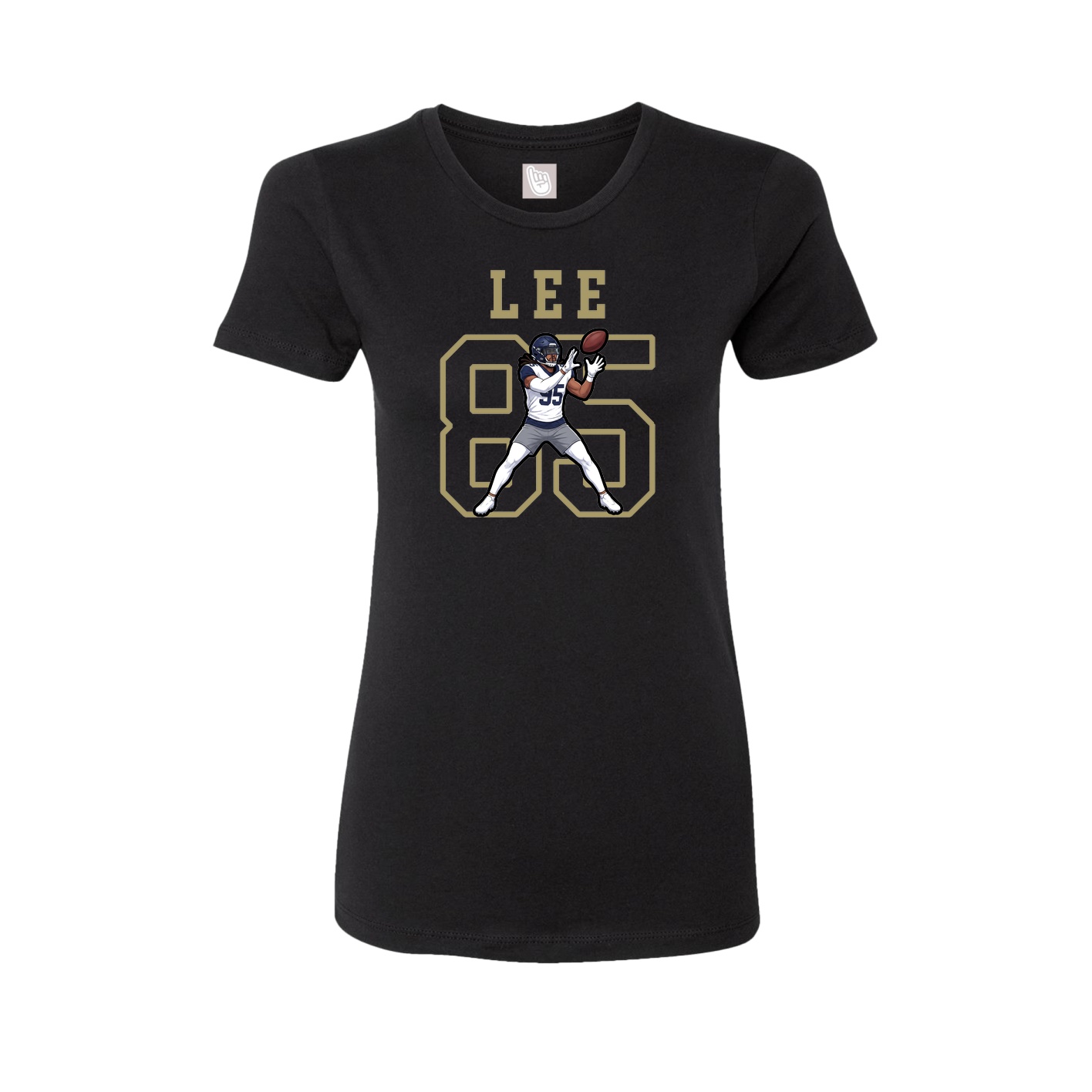 Fitted Women's Tee — Shirsey in Black