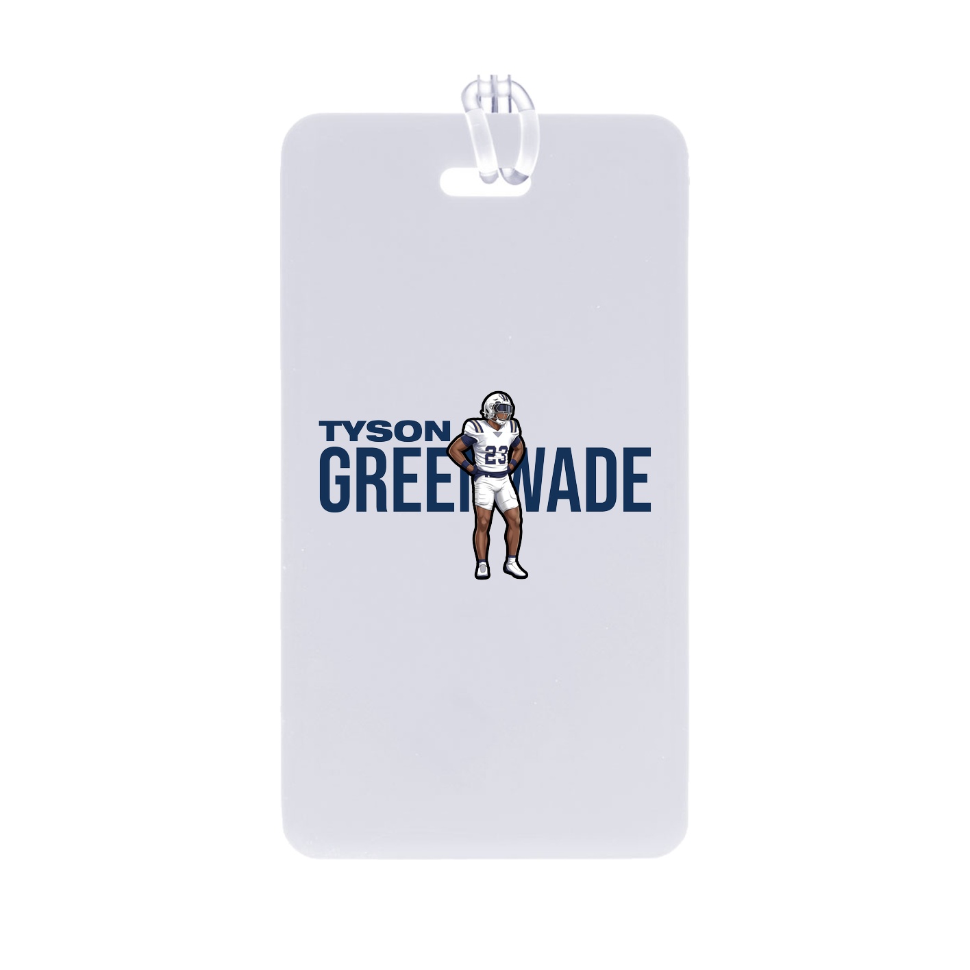Bag Tag — Player Name in Classic