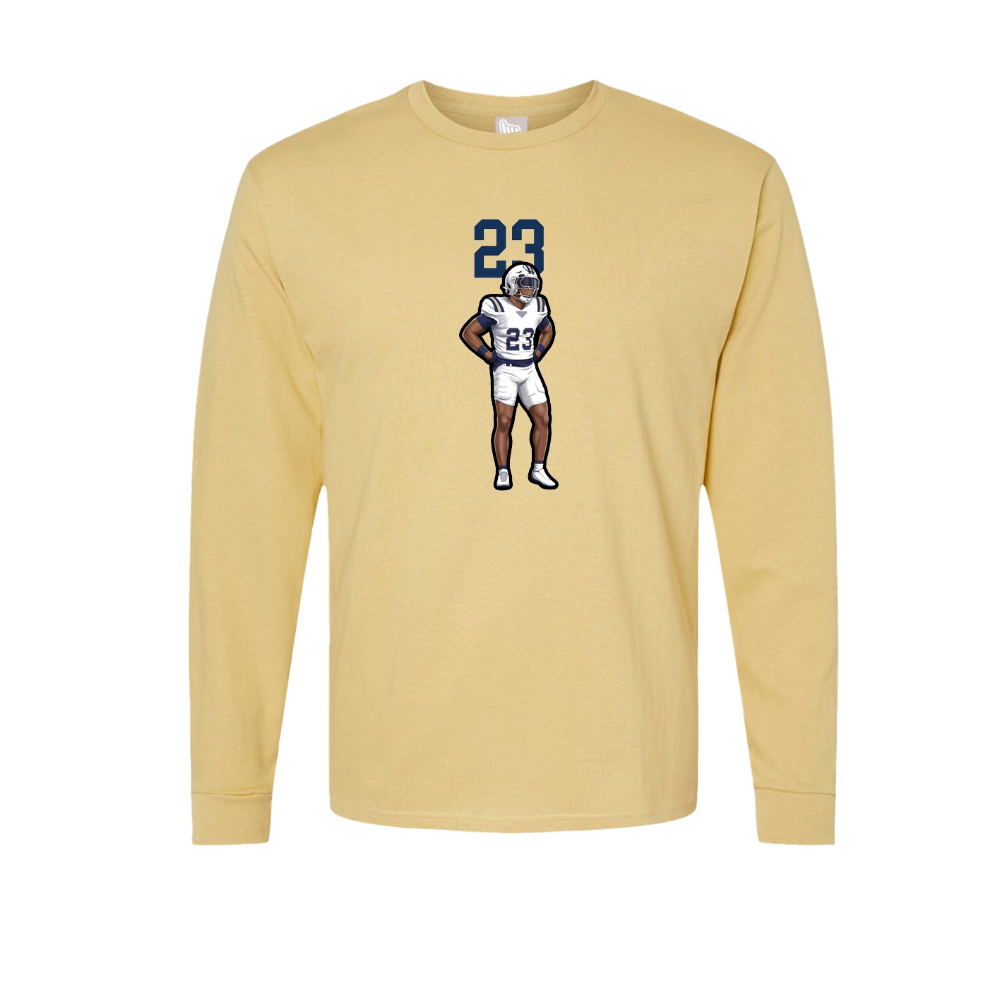 Long Sleeve Tee — Number Top in Vegas Gold