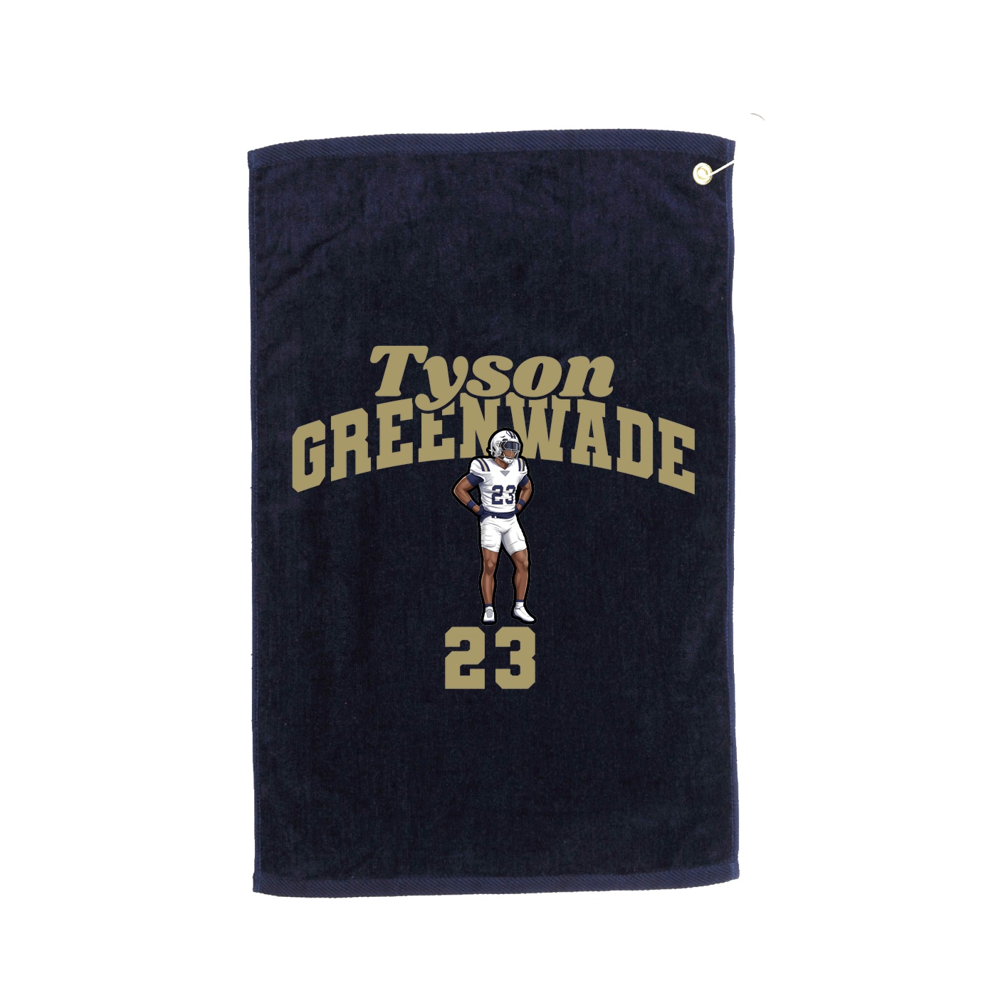 Golf Towel — Signature Arch in Navy