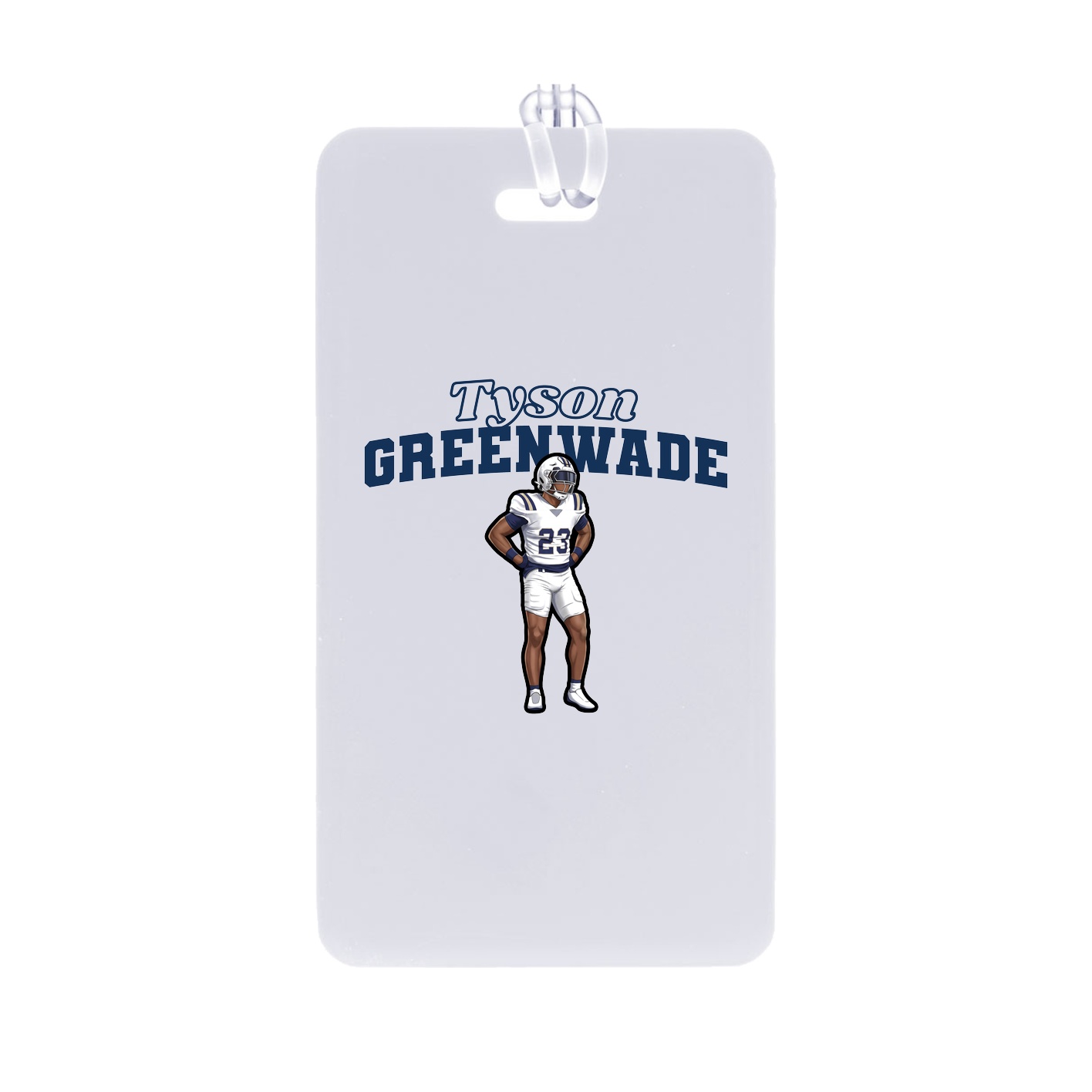Bag Tag — Name Arch in Classic