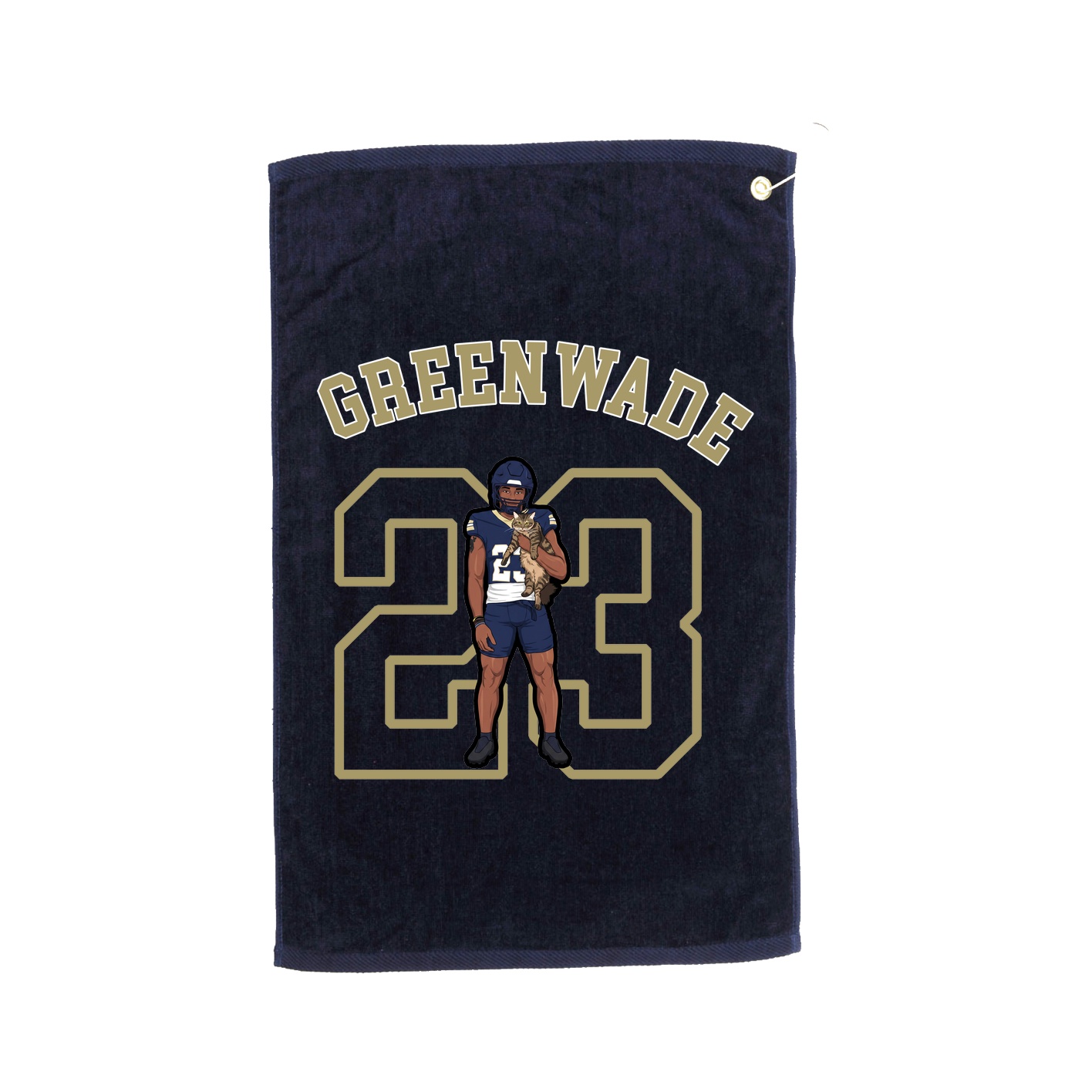 Golf Towel — Shirsey Arch in Navy