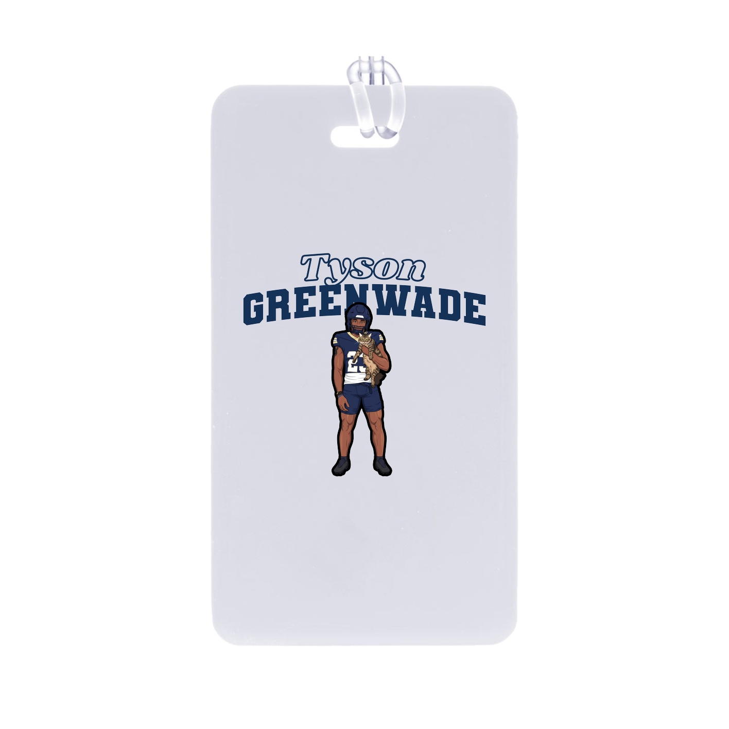 Bag Tag — Name Arch in Classic