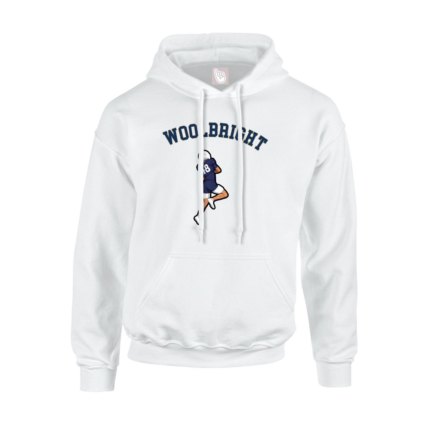 Hoodie — Shirsey Arch in White