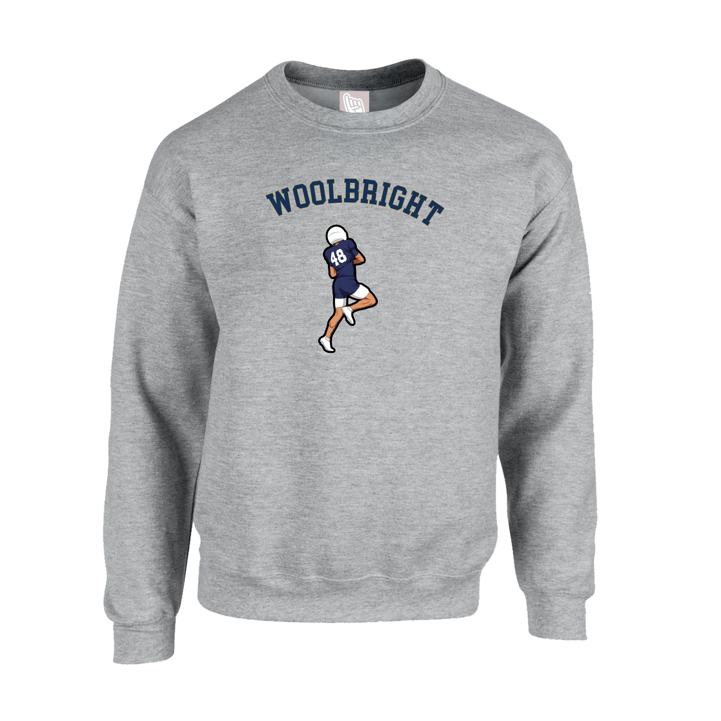 Fleece Crew — Shirsey Arch in Grey