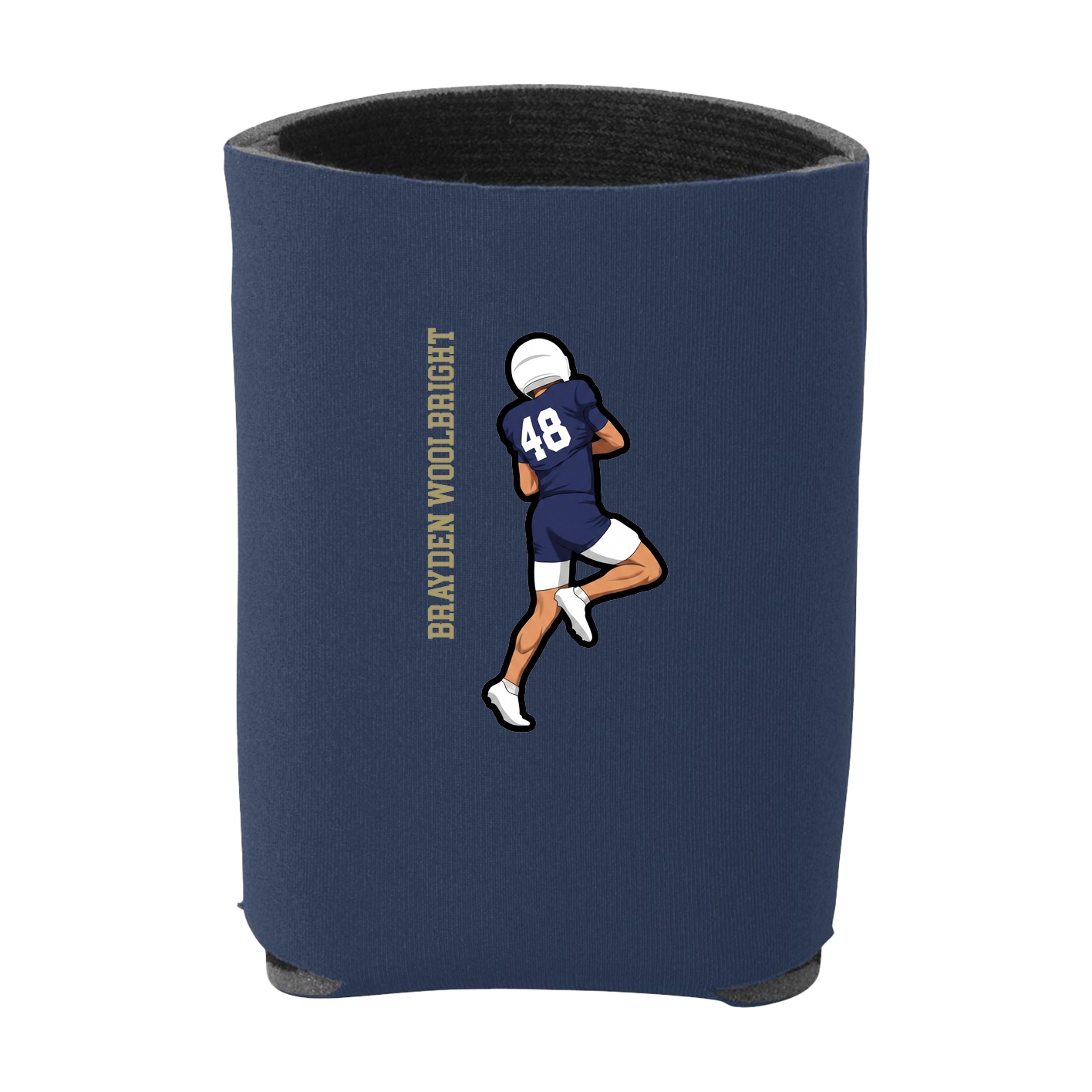 Can Holder — Name Vertical in Navy