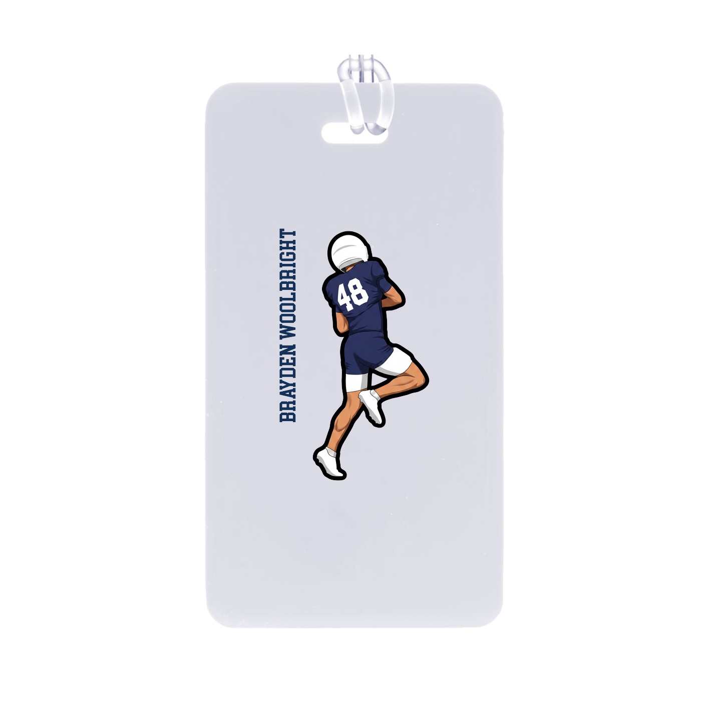Bag Tag — Name Vertical in Classic
