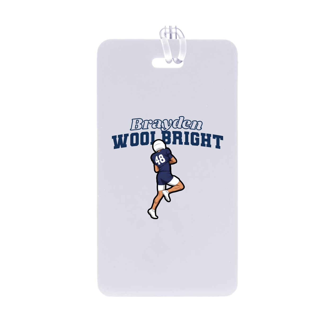 Bag Tag — Name Arch in Classic