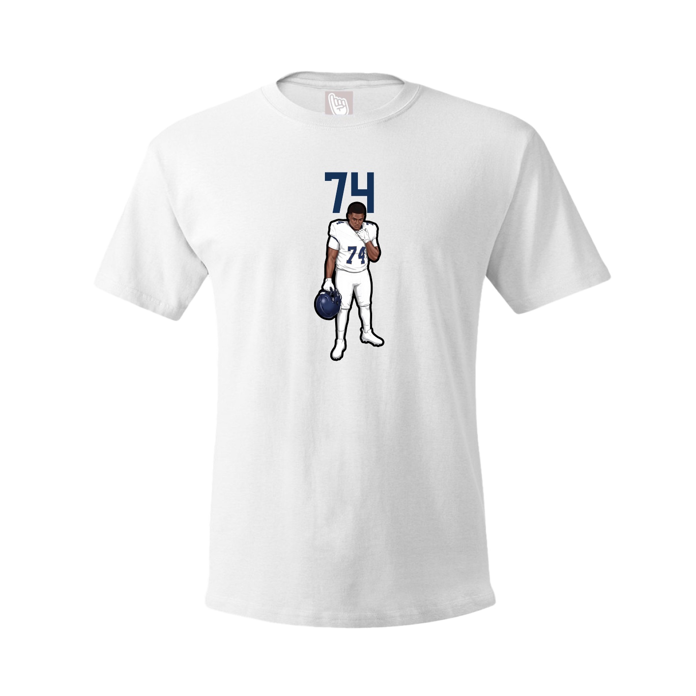 Tee — Number Top in White