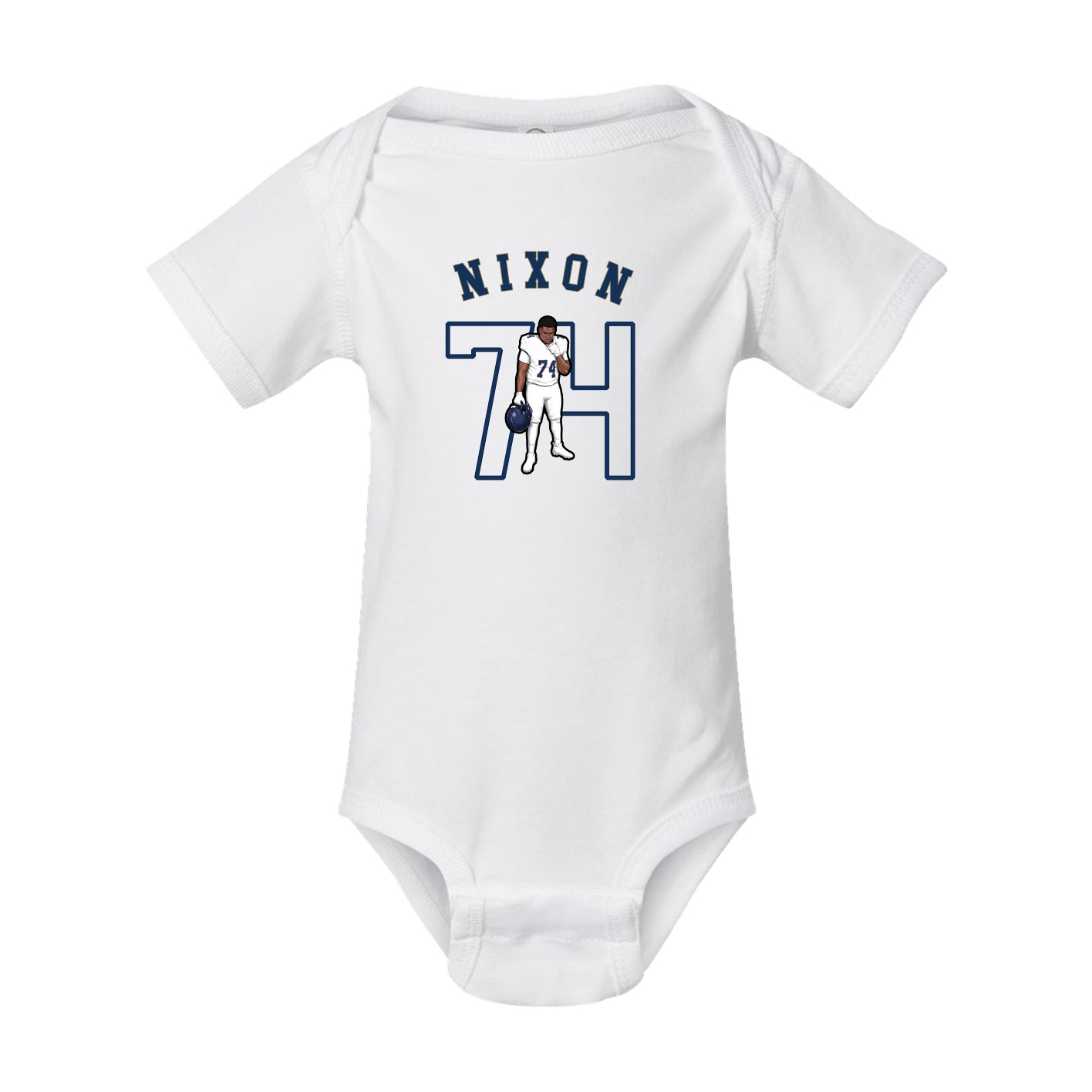 Baby Onesie — Shirsey Arch in White
