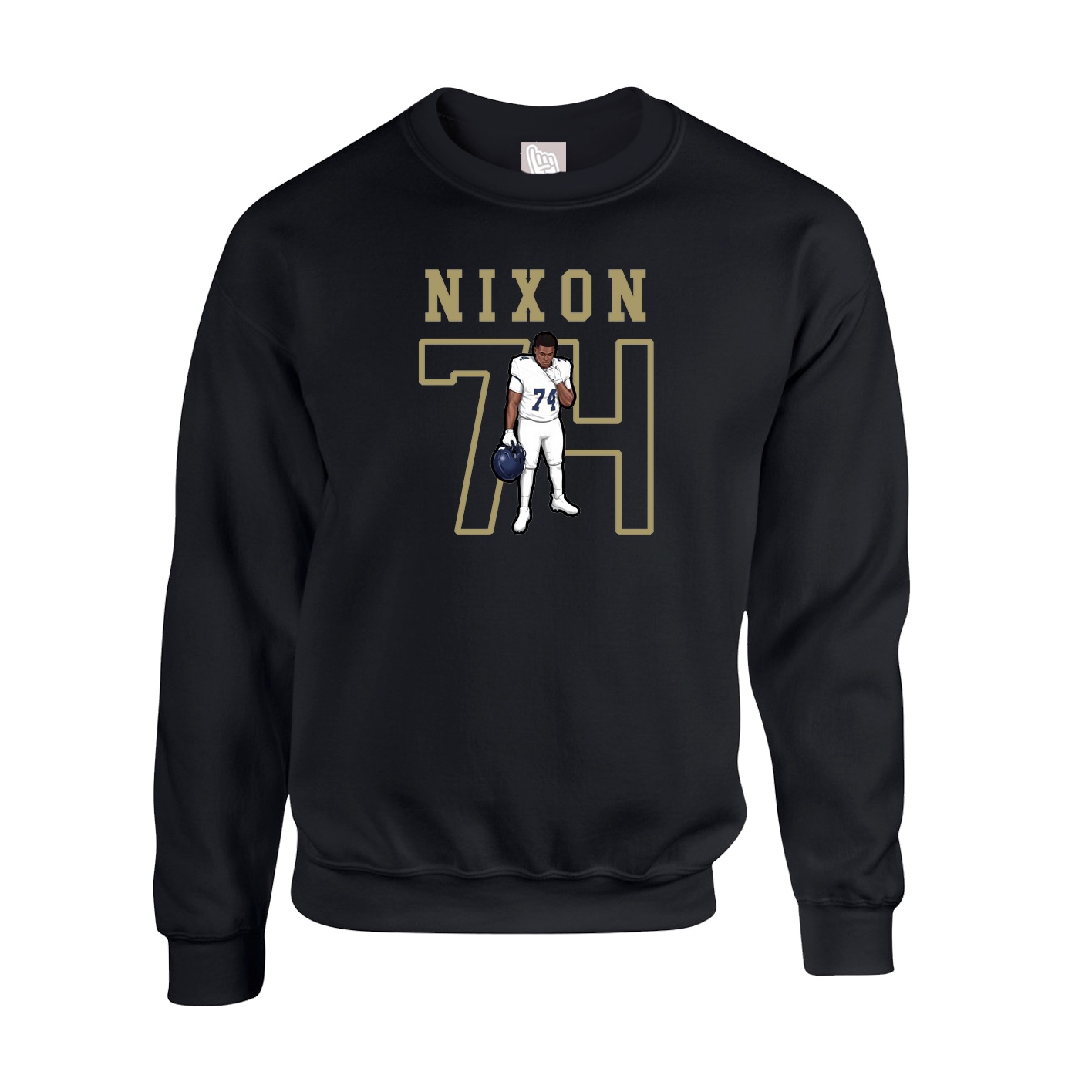 Fleece Crew — Shirsey in Black