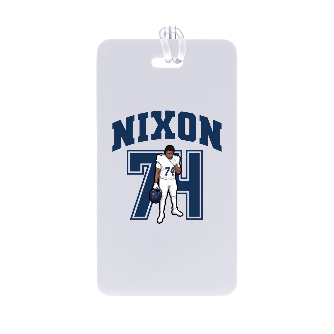 Bag Tag — Number in Classic