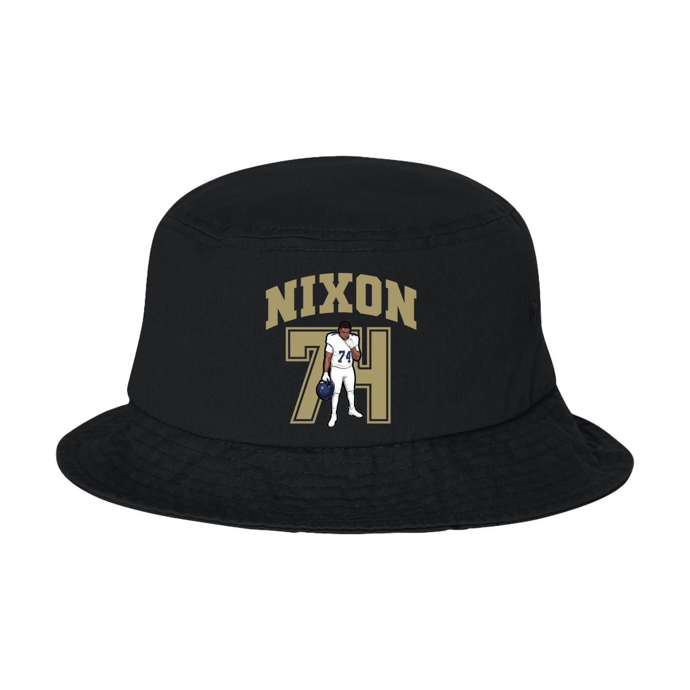 Bucket Cap — Number in Black