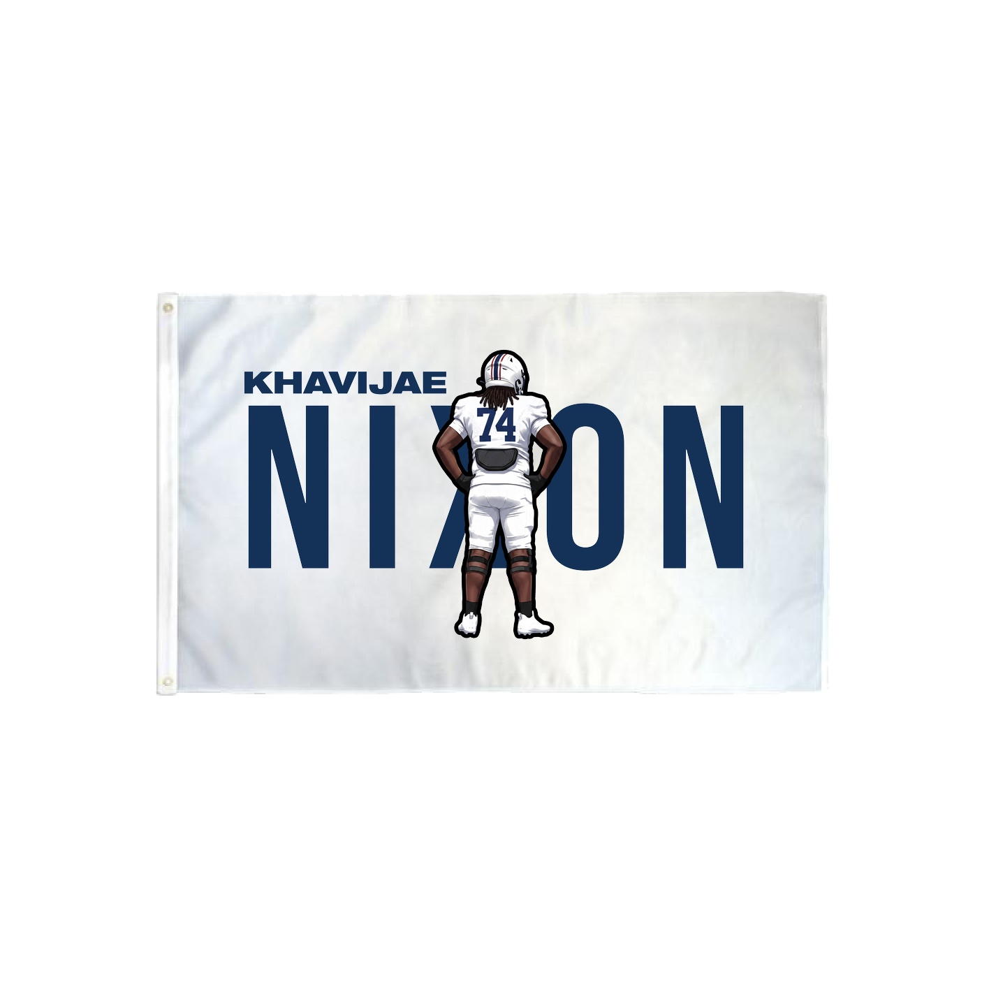 3x5 Flag — Player Name in Classic