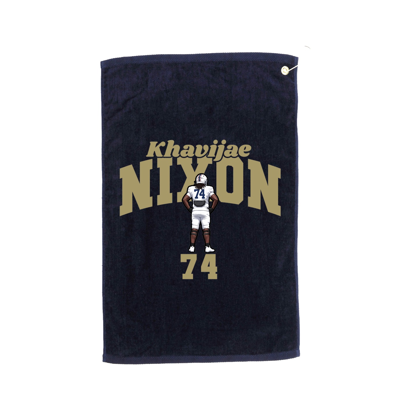 Golf Towel — Signature Arch in Navy