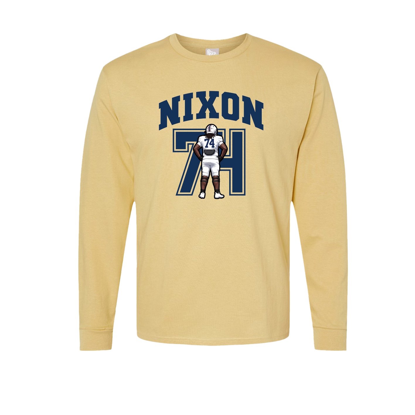 Long Sleeve Tee — Number in Vegas Gold