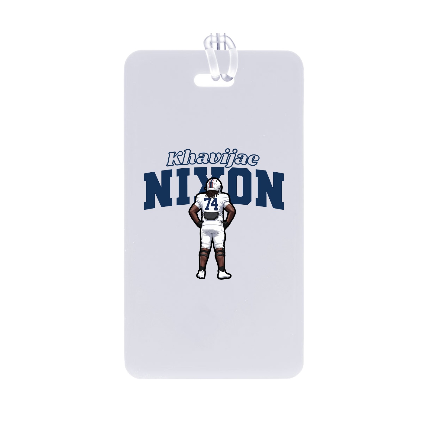 Bag Tag — Name Arch in Classic