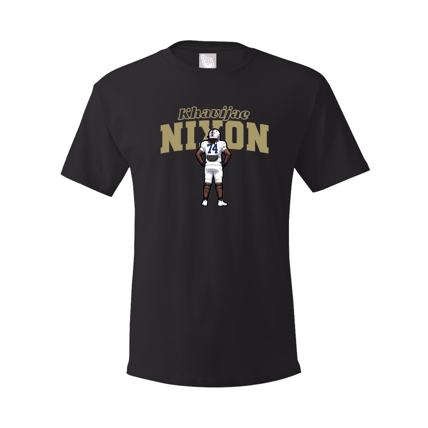 Youth Tee — Name Arch in Black