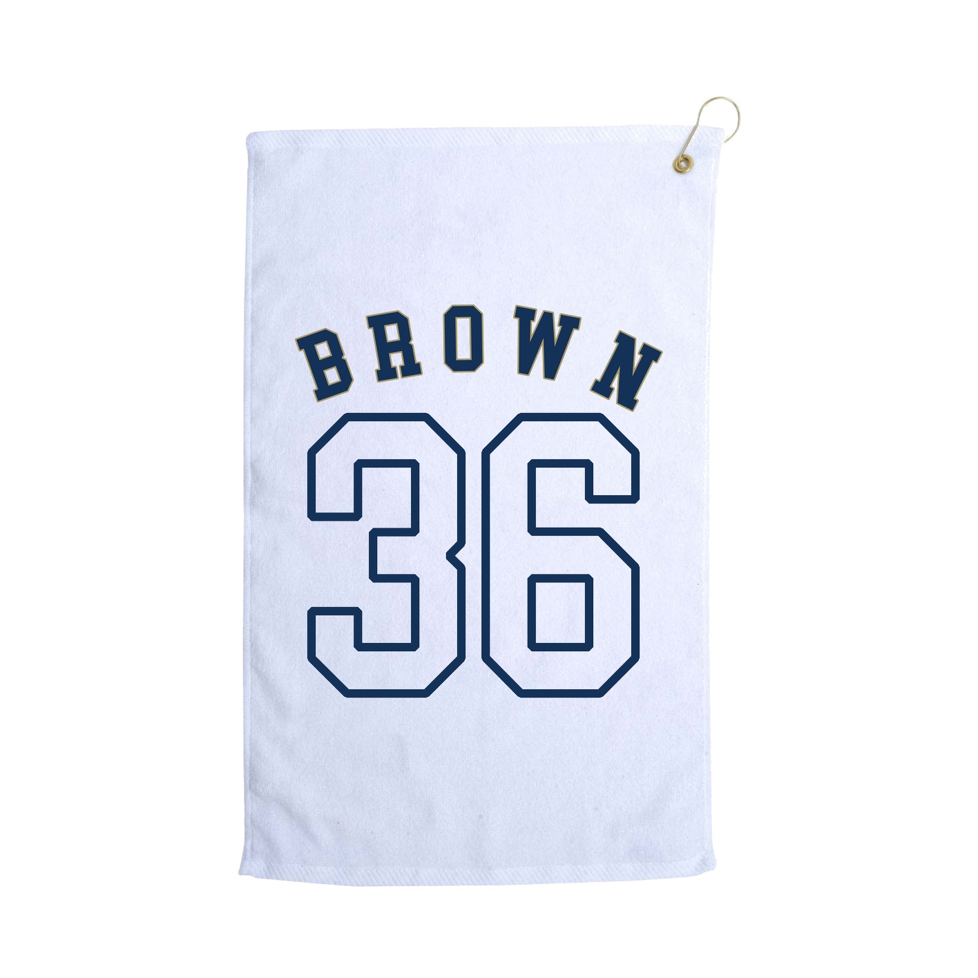 Golf Towel — Shirsey Arch in White