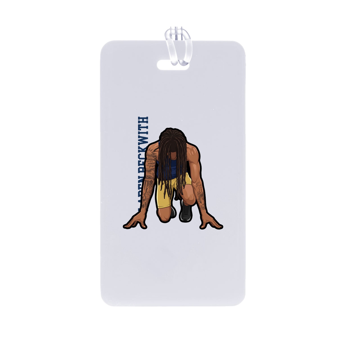 Bag Tag — Name Vertical in Classic