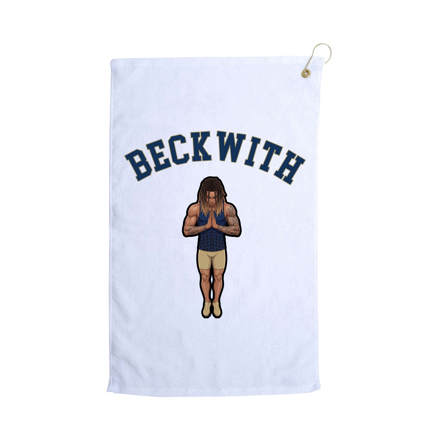 Golf Towel — Shirsey Arch in White