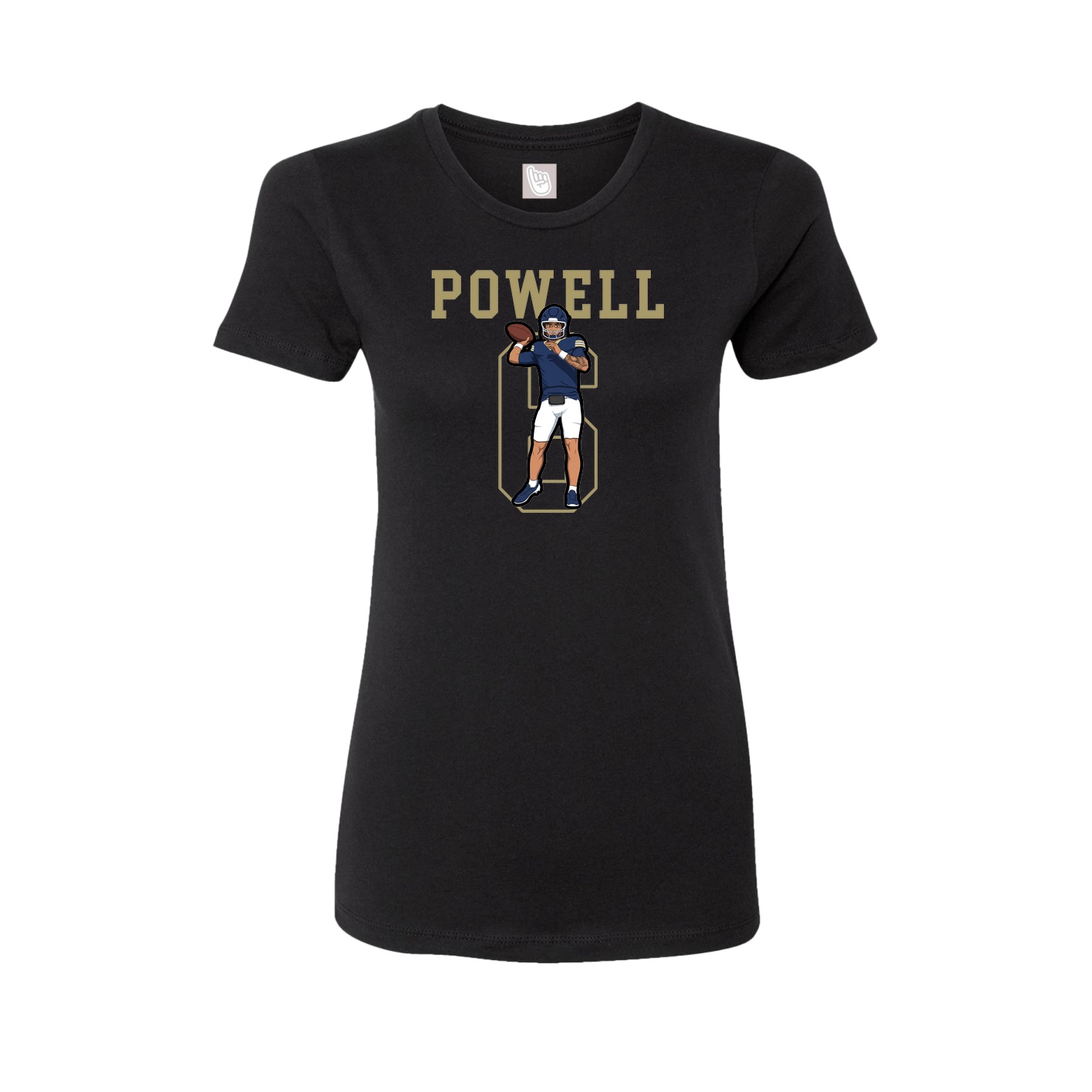 Fitted Women's Tee — Shirsey in Black
