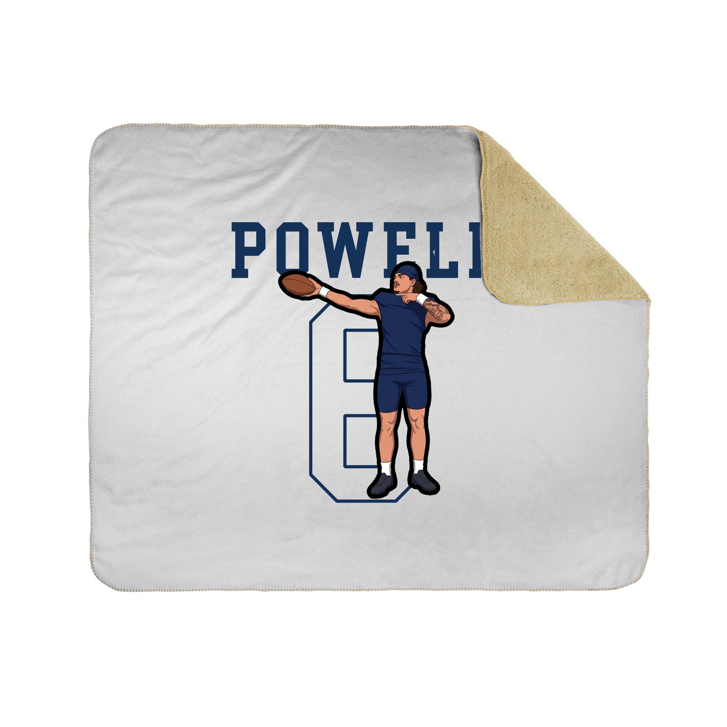 Throw Blanket — Shirsey in White