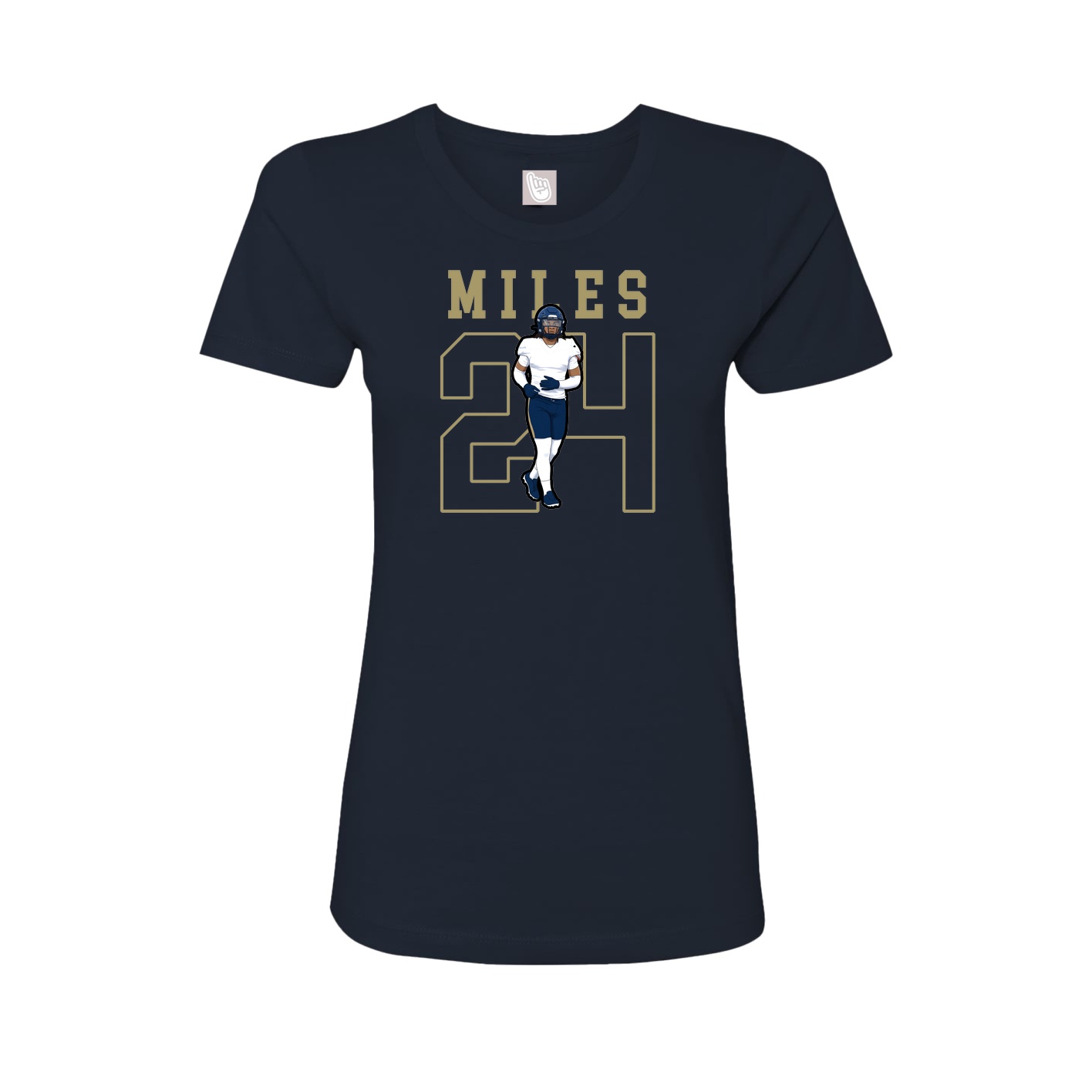 Fitted Women's Tee — Shirsey in Navy
