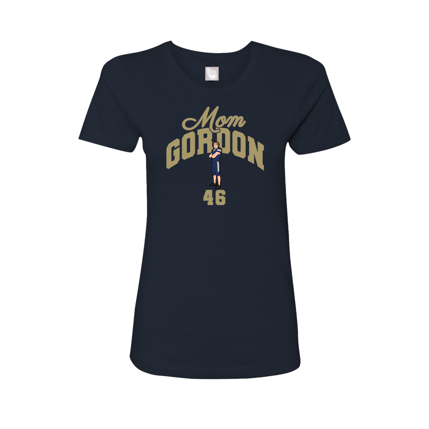 Womens Tee — Mothers Day Arch in Navy